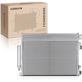 A-Premium Air Conditioning Condenser Compatible with Chrysler &amp; Dodge | for Chrysler 300 2005-2010 2012/2014 &amp; Dodge Challenger 2008-2018, Charger 2006-2009 2015-2018, Magnum 2005-2008 AC Condenser