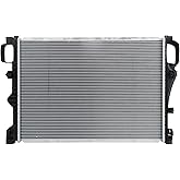TRQ Radiator 1 Row Aluminum Core | For 2010-2013 Mercedes-Benz S550 S600 2011-2014 CL550 CL600 CL63 AMG 2011-2013 S63 AMG