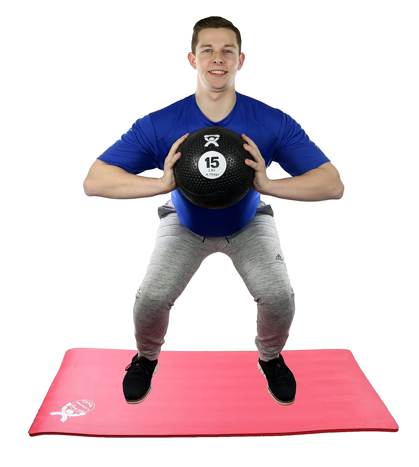 CanDo Firm Non-Slip, Dual-Textured, Weighted Medicine Ball for Exercise, Workouts, Plyometrics, Warmups, Core Training and Stability. 5-piece set - 1 each: 2,4,7,11,15 lb: Industrial & Scientific