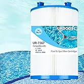 URDOGSL C-7367 Spa Filter Cartridge Compatible with Filbur FC-3059, Dimension One 1561-00, PD075-2000,Baleen AK-60035, 70759, 75 Sq. Ft Spa Filter Cartridge 1 Pack