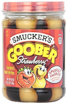 Amazon Com Smucker S Goober Peanut Butter Strawberry Jelly