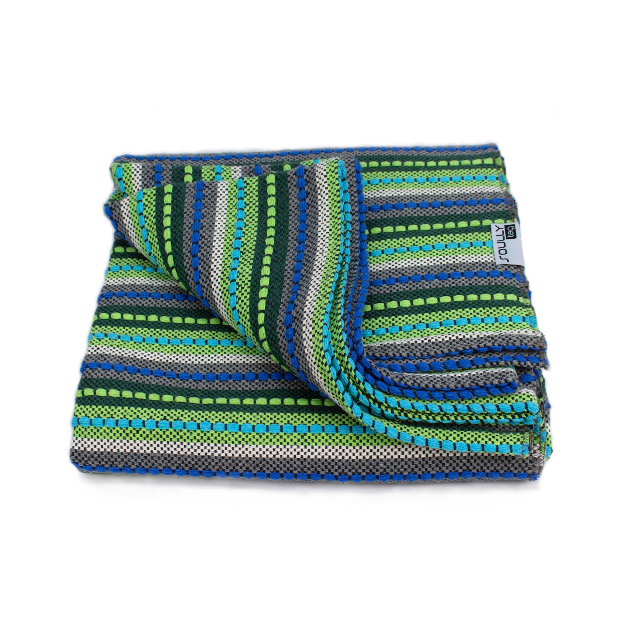 Leather Nut 100% Cotton Blanket Throw Over Sofa Cover - Multipurpose Beach Gym Yoga Travel Camping Picnic Mat - Multifuncional Outdoor Hardwearing Fabric Blanket (BGB London Parks)