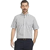 Arrow 1851 Mens Hamilton Poplins Short Sleeve Button Down Plaid Shirt