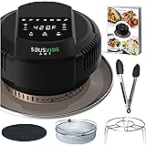 Air Fryer Lid for Instant Pot 6 Qt or 8 Qt Pressure Cooker - Crunch Lid - for Air Fryer Cooking - Extra Accessories are inclu