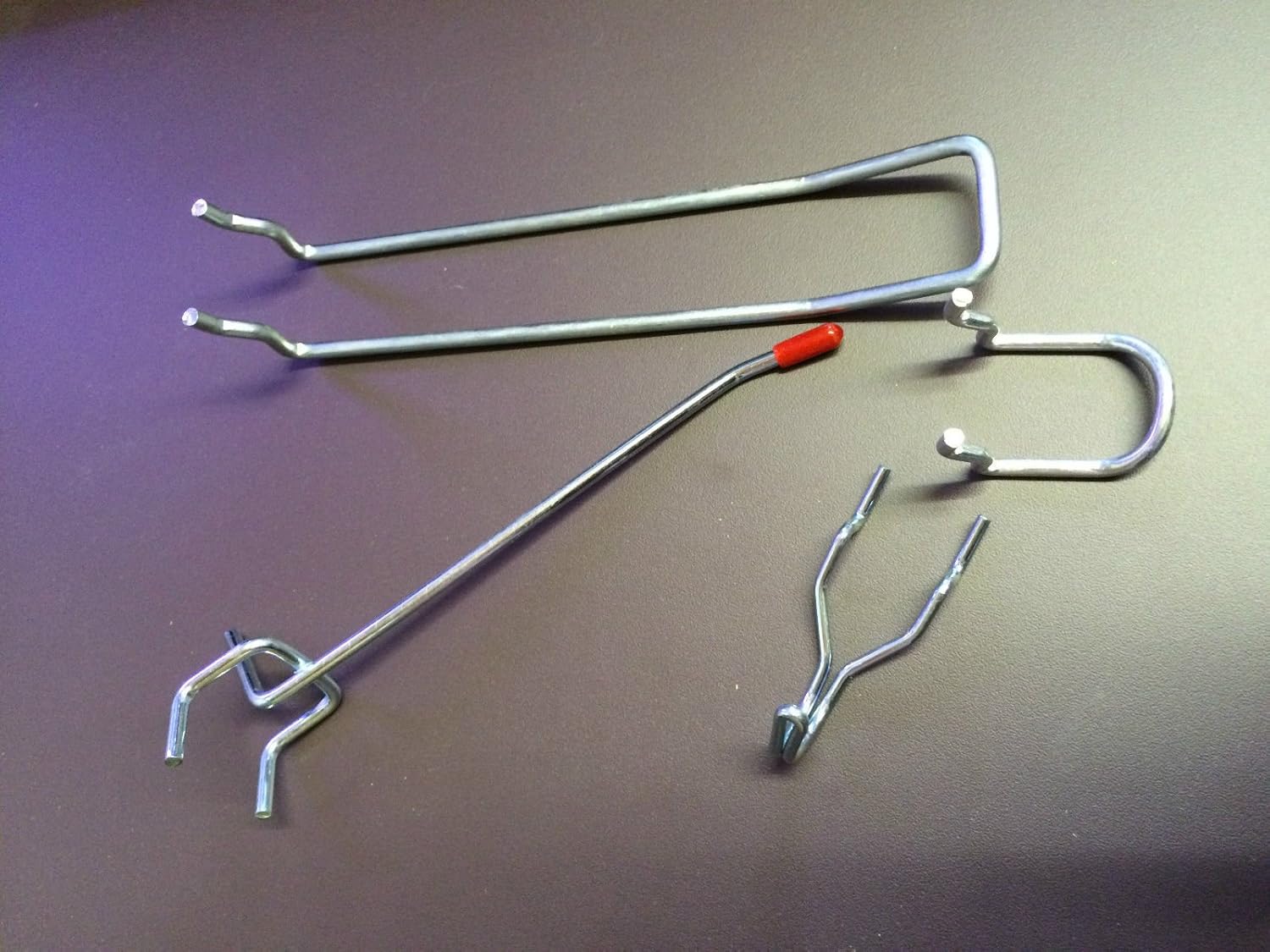 Pegboard Hook Variety Pack of 20 For 18mm Hole centres 152mm length