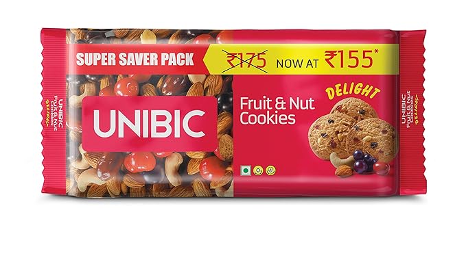 Unibic Fruit & Nut Cookies, 500 g