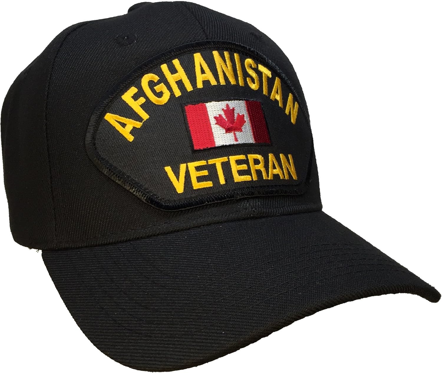 HAWKINS MILITARY MERCHANTS Canadian Army Afghanistan War Veteran Hat Black Ball Cap Amazon.ca