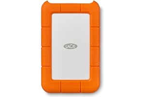 LaCie Rugged USB-C 2TB External Hard Drive Portable HDD – USB 3.0 compatible, Drop Shock Dust Rain Resistant, for Mac and PC 