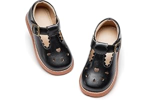 Otter MOMO Toddler Little Girls Oxford Shoes Mary Jane Flat T-Strap School Uniform Party Dress Shoes