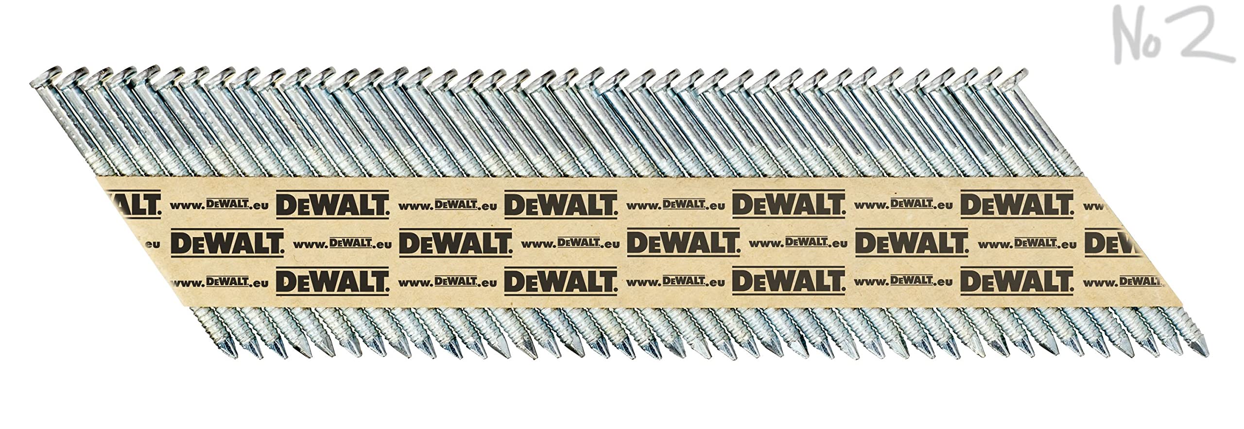 Dewalt Stripes Ring Shank Nail Dnpt Electroplated, 63 mm, 2.2 K (DNPT28R63G12Z