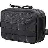 OneTigris Tactical Molle Pouches,Large Admin Pouch Utility Tool Pouch, Multi-Purpose Molle Accessories Waist Belt Pouch Bag 8" x 5" x 2.5"