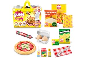 Slime Mart Small Basket by ZURU, Toy, Arts & Crafts for Kids and Kidults, Soft Slime Making Kit - Slime Kit for Girls Ages 6-10 - Fun Gift Idea for Boys Girls - Fidget Toys - Sensory Toys (Pizza)