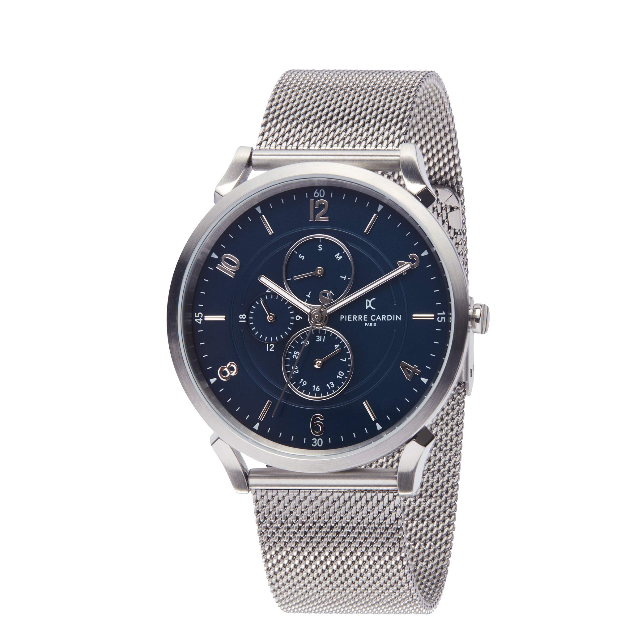 Pierre Cardin Men's Multi Dial Quartz Watch with Stainless Steel Strap CPI.2028