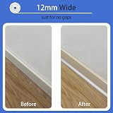 Zayejod Silver PVC Quadrant Trim Self Adhesive Beading 2.5M 12x6mm view 5