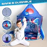 W&O Rocket Ship Play Tent with Blast Off Button Spaceship Indoor Outdoor view 4