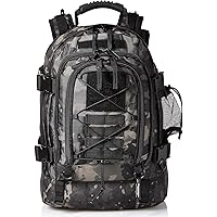 WolfWarriorX Men Backpacks Large Capacity Military Tactical Hiking Expandable 39L-60L Backpack