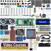 SunFounder Raspberry Pi Pico W Ultimate Starter Kit with Online Tutorials, RoHS Compliant, 450+ Items, 117 Projects, MicroPython, C/C++ (Compatible with Arduino IDE)