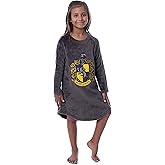 Harry Potter Girls' Hogwarts Crest Raglan Pajama Nightgown-All Houses