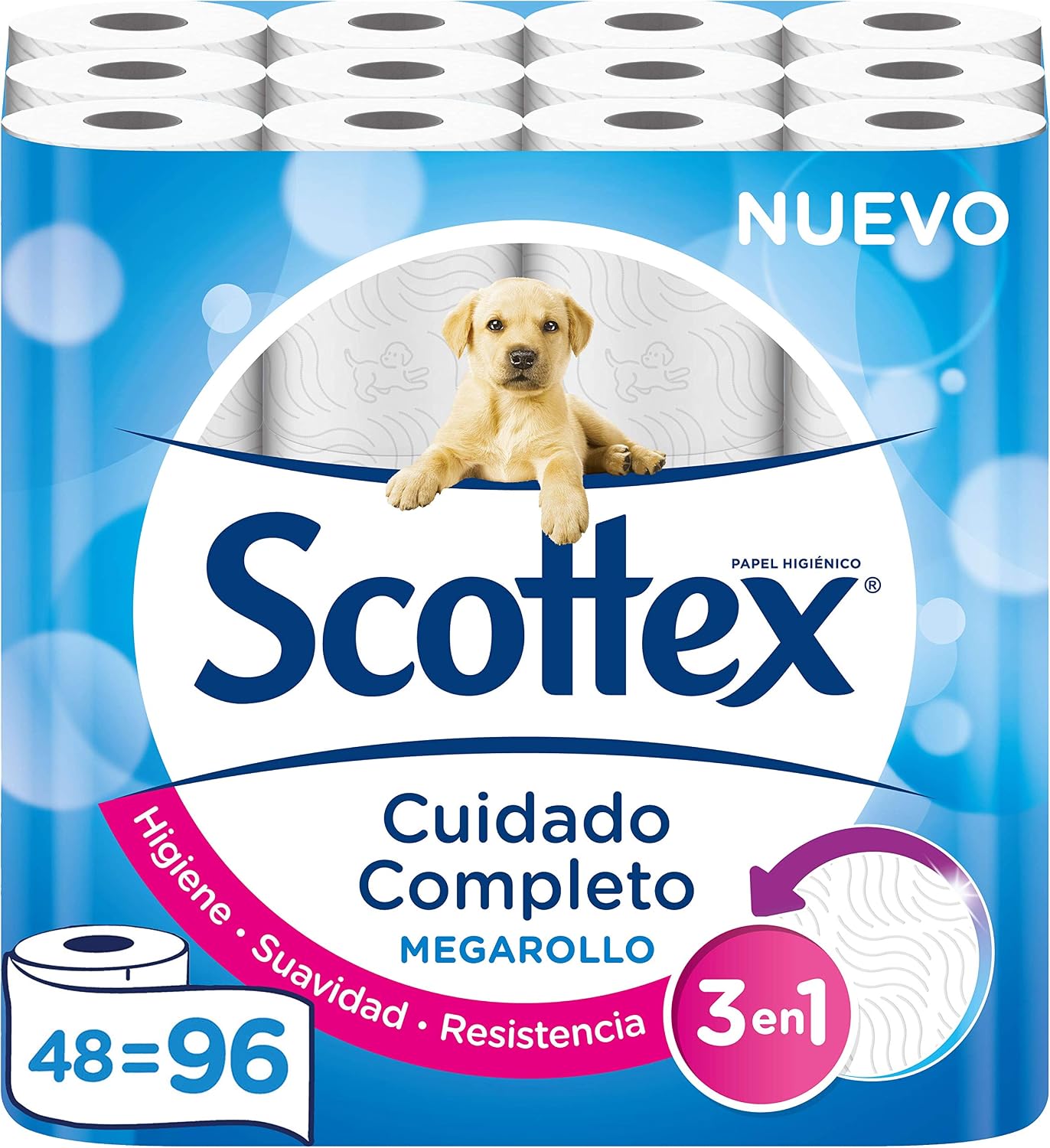 48 Megarollos de Papel Higiénico Scottex