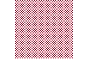 Hoffmaster 110854 Basket Liner/Sandwich Wrap, Red and White Check, 12" x 12" (Pack of 2000)