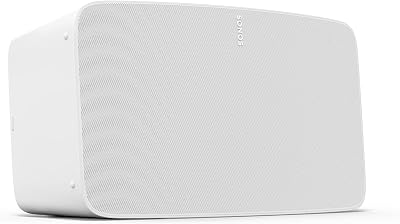 Sonos Five HiFi Speaker WiFi 3.5 mm Line In Hi-Res Audio White