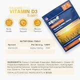 Zipvit Vitamin D3 4000 IU 360 Tablets Vegetarian 12 Months Supply view 7