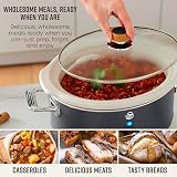 Swan Nordic Manual Slow Cooker 3.5L 200W Grey SF17021GRYN view 4