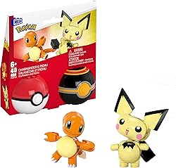 Mega Pokémon Building Toys Set Pichu & Charmander