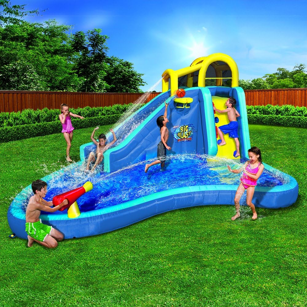 banzai big blast water park toy
