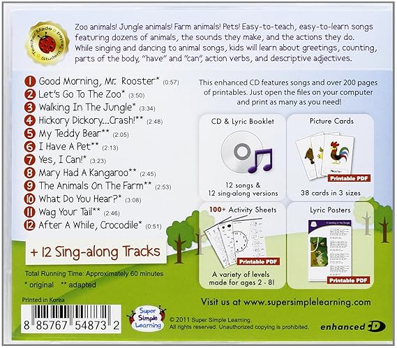Buy Super Simple Songs Animals Online At Low Prices In India
