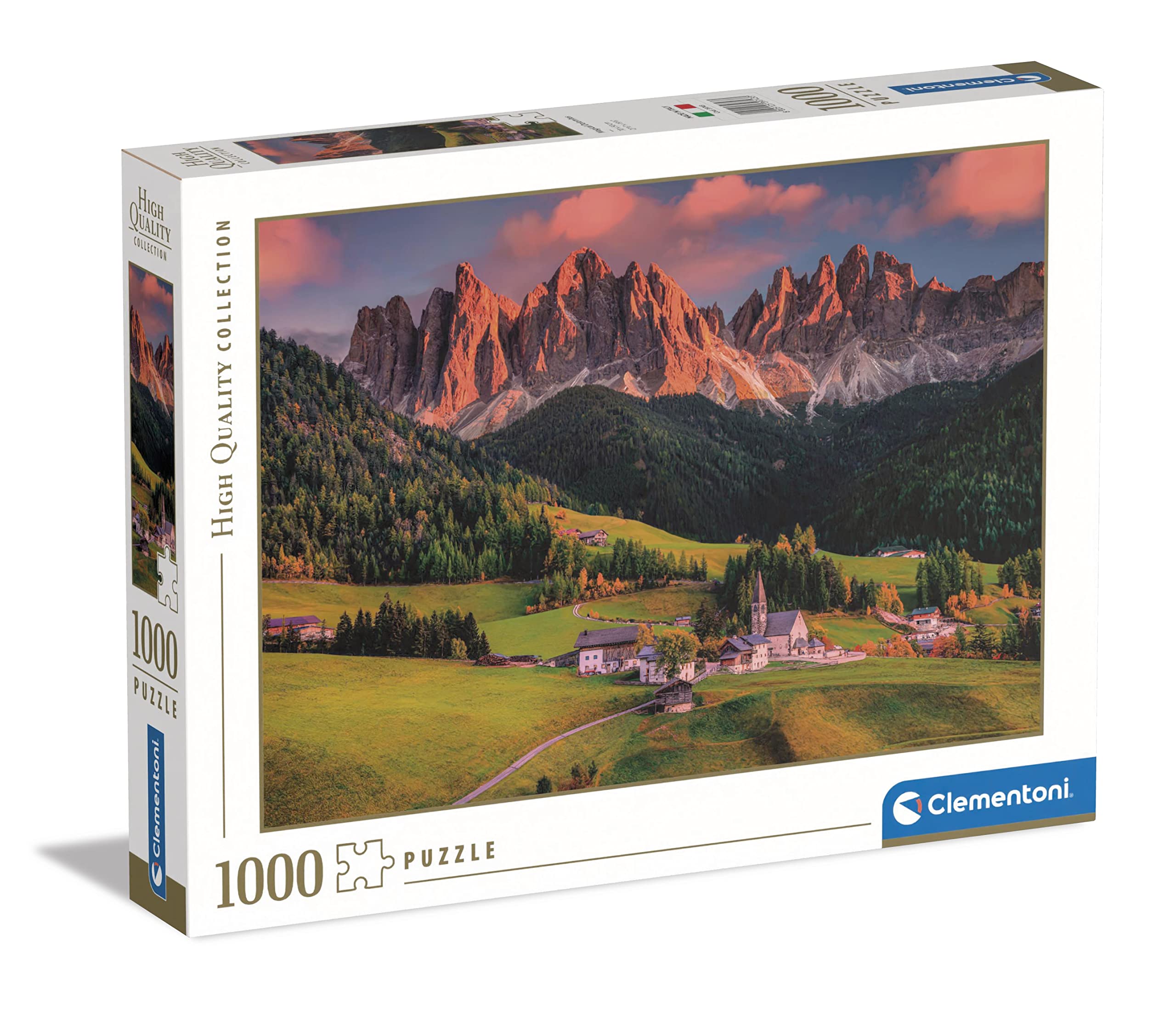 Clementoni - 39743 collection Magical Dolomites - Jigsaw Puzzle 1000 Pieces, Jigsaw Puzzle For Adults - Made In Italy