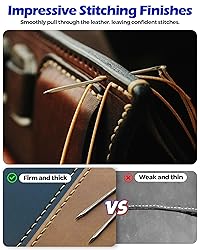 Leather Upholstery Sewing Waxed Thread: PLANTIONAL