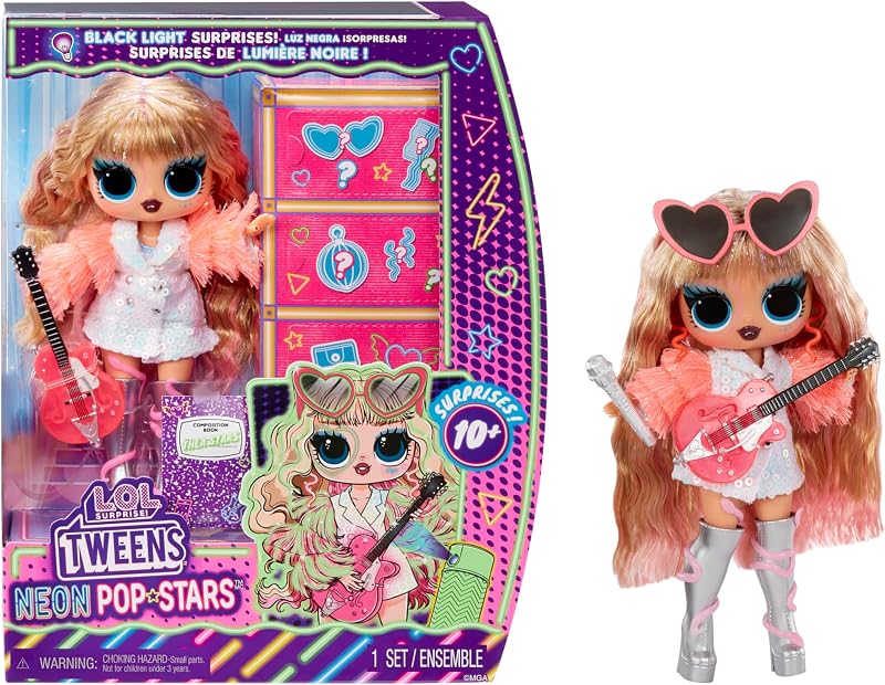 L.O.L. Surprise! Tweens Neon Pop Stars Thea Stars Fashion Doll