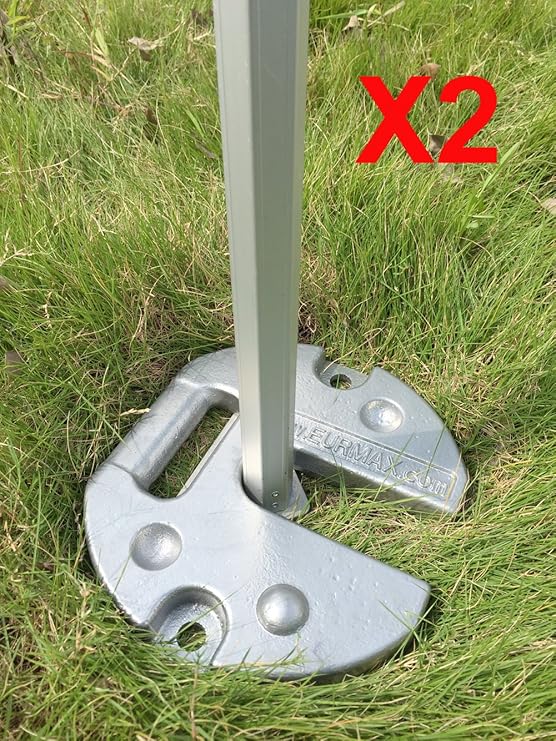 Eurmax Gazebo Weights, Gazebo Marquee Weighted Feet 13 Kg/unit,Set of