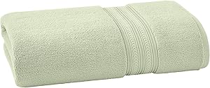 Better Homes & Gardens BHG Thick and Plush Solid Bath Sheet | Super Soft Cotton, Green Lily
