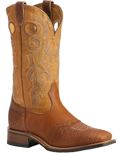 Boulet 0231 EEE Butterscotch/Herren Westernreitstiefel Braun/Brauner Reitstiefel/Westernstiefel/Western Riding Boots