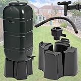 Storm Trading Group 100L Slimline Space Saver Water Butt Kit with Stand Lid view 4