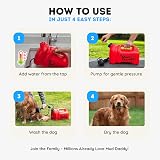 Mud Daddy 8 Litre Portable Pet Washing Device Red Mud Remover Grooming view 4