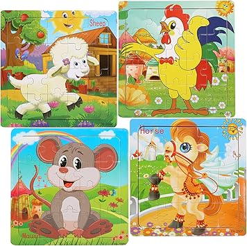 rompecabezas de madera infantiles