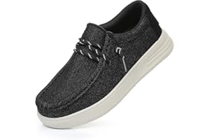 Blikcon Kids Boys Slip-On Loafers Casual Lightweight Breathable Walking Shoes (Toddler/Little Kid/Big Kid)