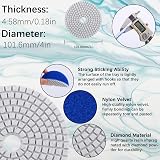 Heatigo 11Pcs Diamond Polishing Pads Kit 4 Inch Granite Marble Concrete view 2