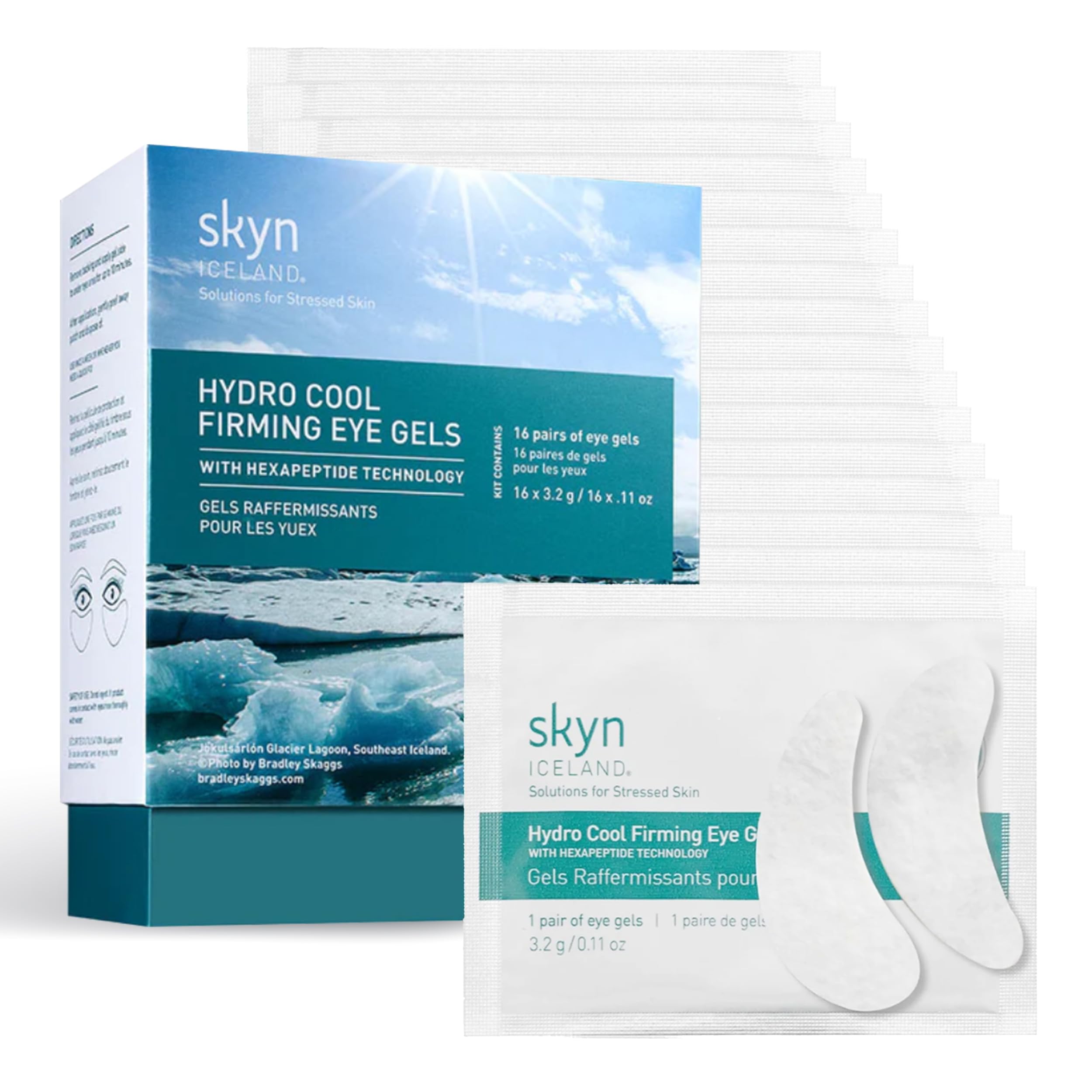 skyn ICELAND Hydro Cool Firming Eye Gels, 16 Count