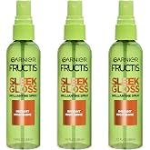 Garnier Fructis Style Brilliantine Shine Glossing Spray for High Shine Finish, Argan Oil, 3 Fl Oz, 3 Count (Packaging May Vary)