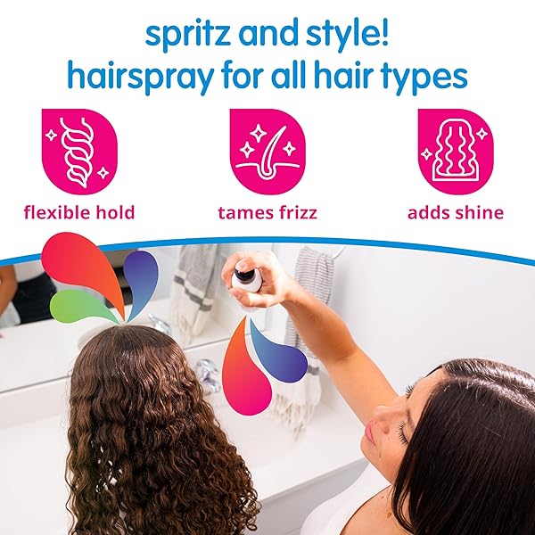 SOCOZY MULTI STYLER, STYLING HAIR SPRAY FOR KIDS, SAFE FOR EVERYDAY USE (5.2 FL OZ) HOLDS LIKE A LIGHT GEL, GENTLE FORMULA WITH QUINOA, VITAMIN B5 & ALOE, NO PARABENS, SULFATES OR SYNTHETIC COLORS