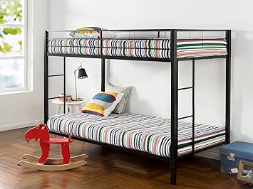 Amazon Com Zinus Aileene Easy Assembly Quick Lock Twin Over Twin