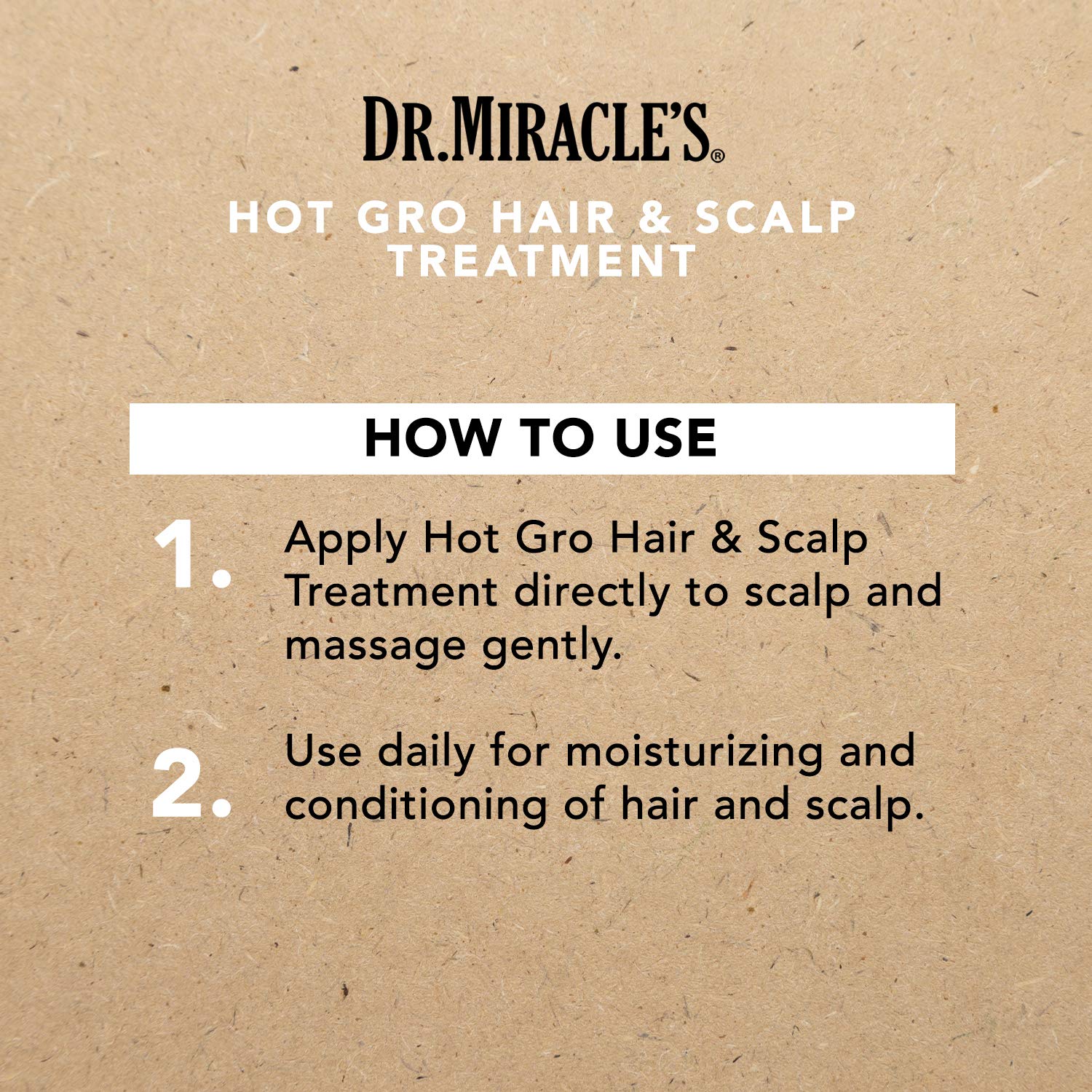 Dr. Miracle's Hot Gro Hair and Scalp Treatment - For Healthy Hair Growth & Shine, Contains Aloe, Shea Butter, & Jojoba Oil, Strengthens, Moisturizes & Conditions, 4 oz : Hair Regrowth Treatments : Beauty
