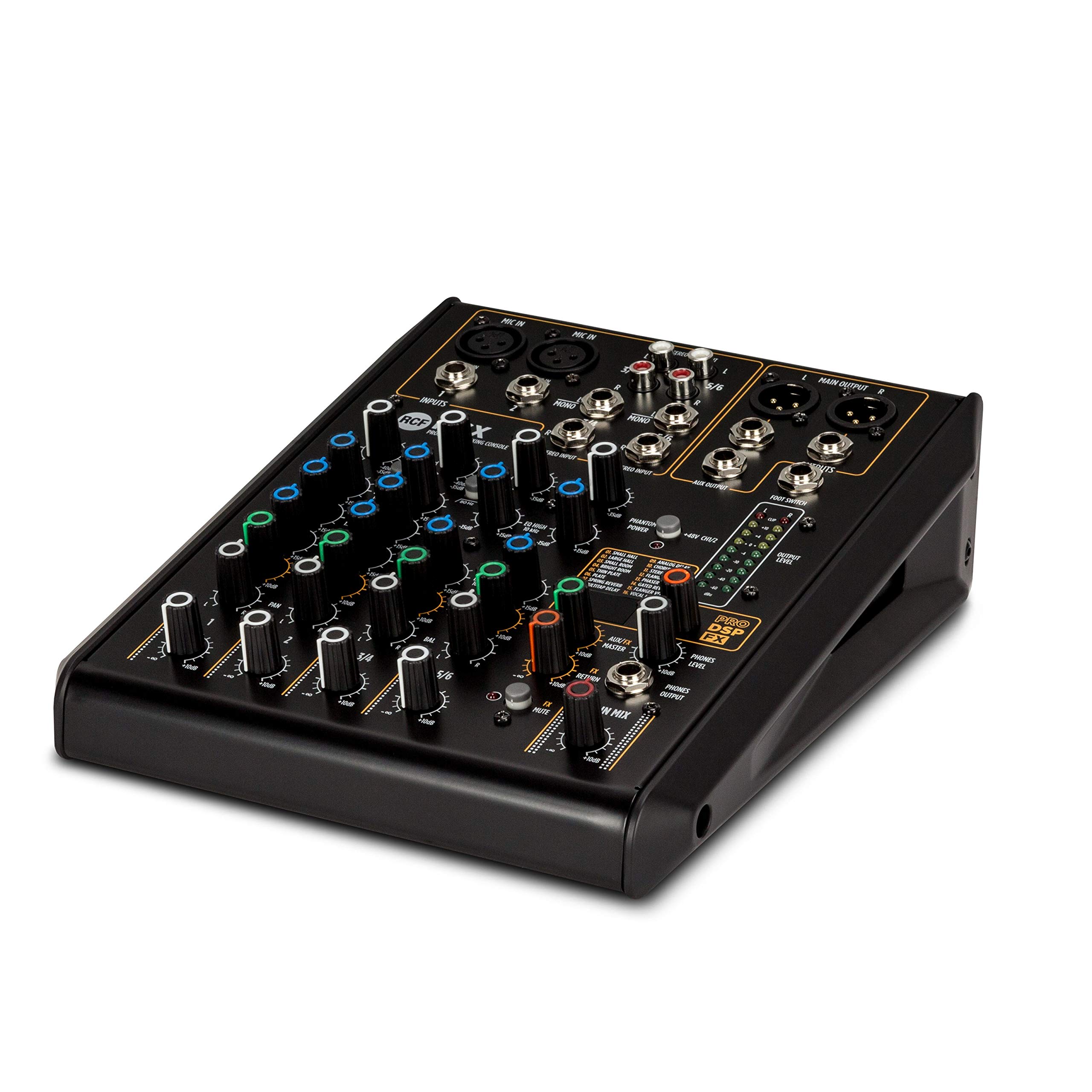 RCF F-6X 6 Channel Mixing Console With Multi-Fx
