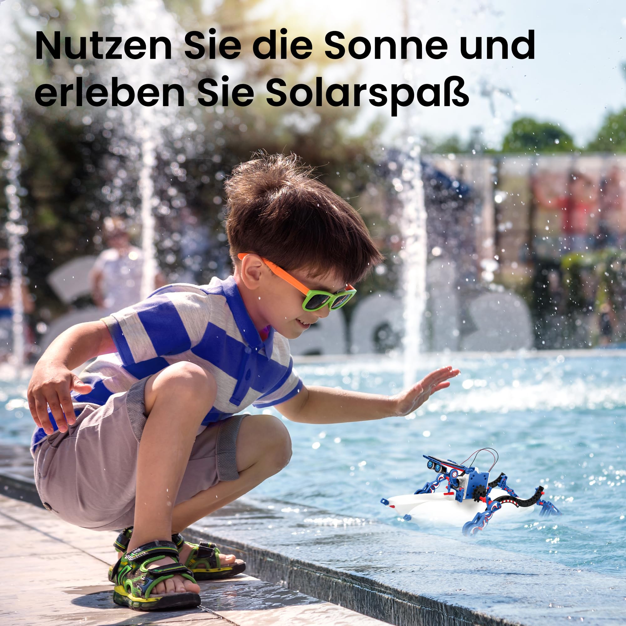 Sillbird Solar STEM Roboter Bausatz, 12-in-1 Lernspielzeug für Kinder Jungen ab 8 Jahren, Kreative Geschenke für Weihnachten und Geburtstage, 190 Teilen 3
