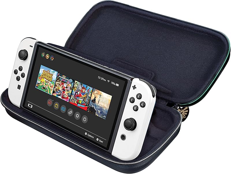 NACON RDS NSW Deluxe - Estuche de Viaje Zelda Tears of The Kingdom, Multi, Organizador de Bolsas