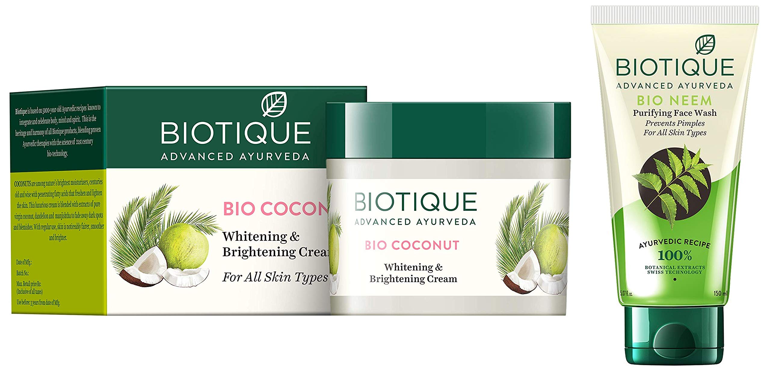 biotique coconut face cream